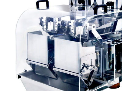 Pesadora Lineal de Dos Cabezales JW-AX2, de Acero Inoxidable, 50-3000g, 4.5L